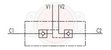 V0020 / VBPDE 3/8 L гидрозамок